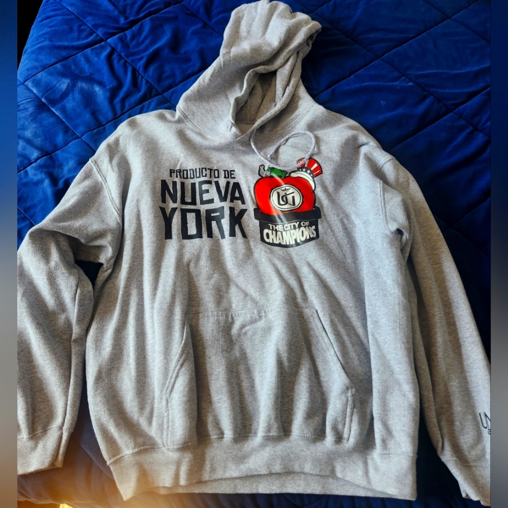 Unusual Genes Gray Nueva York Hoodie